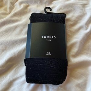 Torrid Sparkly Opaque Tights 5/6